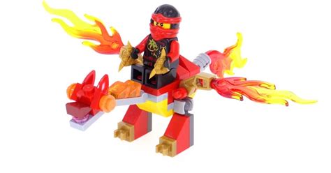Lego Ninjago Kais Mini Dragon Polybag Review 30422