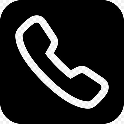Telephone Mobile Phones Symbol Png 980x980px Telephone Black And