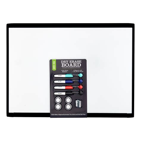 Pen Gear Dry Erase Board 17 X 23 Black Plastic Frame