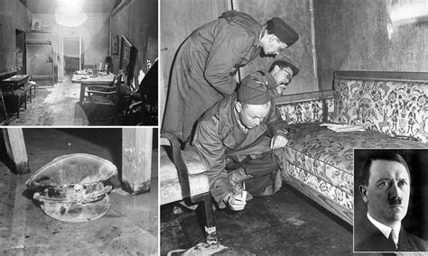 Inside Hitlers Bunker Photographs Reveal The Blood Stained Furnitur