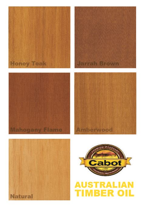 Cabot S Stain Color Chart