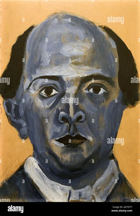 Arnold Schoenberg 1874 1951 Austrian Composer Hi Res Stock Photography