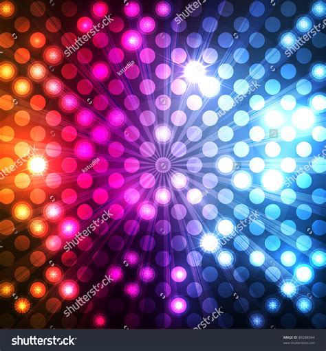 Abstract Background Neon Effects Colorful Lights Stock