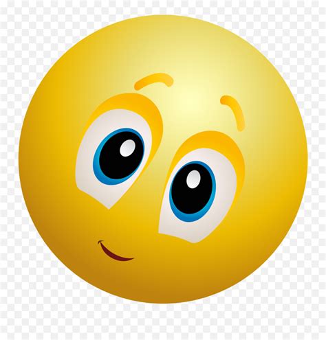 Kindly Face Emoticon Emoji Clipart Info Emotion Emoji Clipart