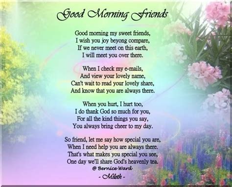 good friendship poems photo: Good morning friends Goodmorningfriends