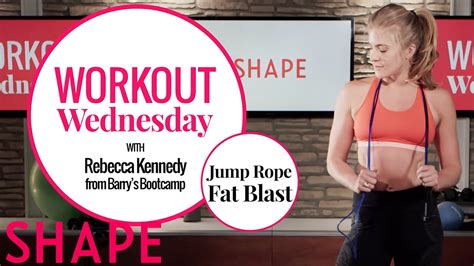20 Minute Hiit Jump Rope Workout Workout Wednesday Shape Youtube