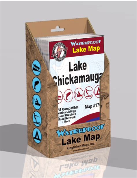 Chickamauga 1704 18 Pack Kingfisher Maps Inc