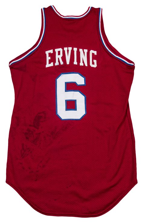 Lot Detail - 1985-86 Julius Erving Game Used Philadelphia 76ers Road Jersey