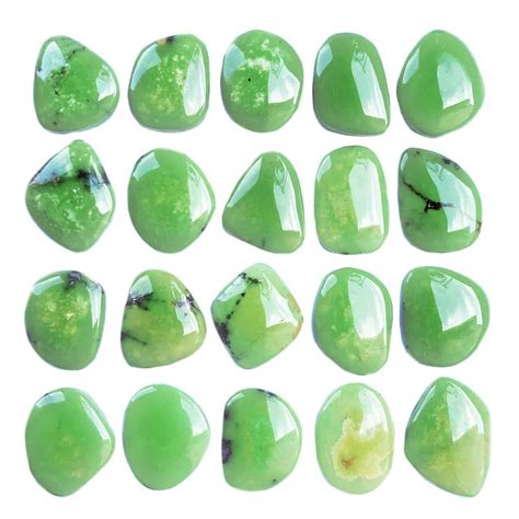 Mojave Green Turquoise Free Form Cabochons 15 18mm 20