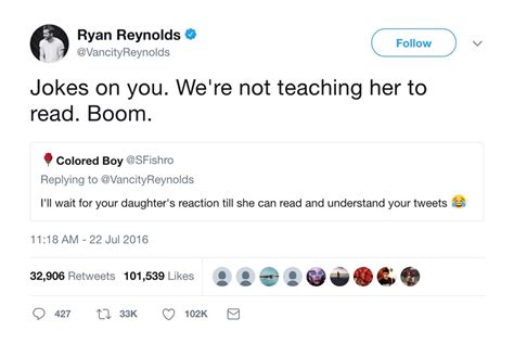Ryan Reynolds Funny Tweets
