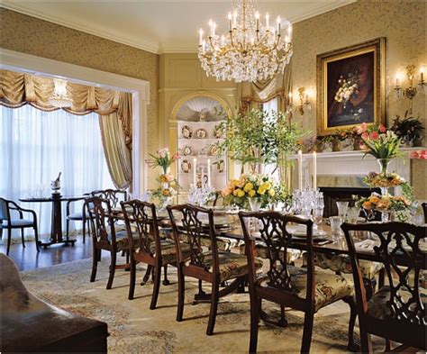 Key Interiors By Shinay English Country Dining Room