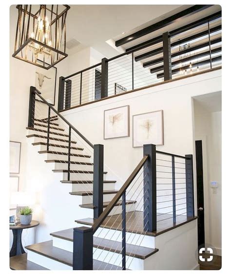 Browse cool stair railing designs that are also budget friendly and easy to furthermore, stair railings and railing decorations are an easy way of making your house look bright and joyful. 33 Ultimate Farmhouse Staircase Decor Ideas And Design ...