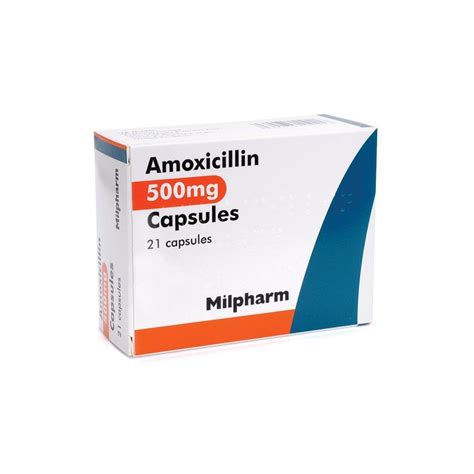 Pharma Grade Amoxicillin 500mg X 21 Capsules Antibiotics