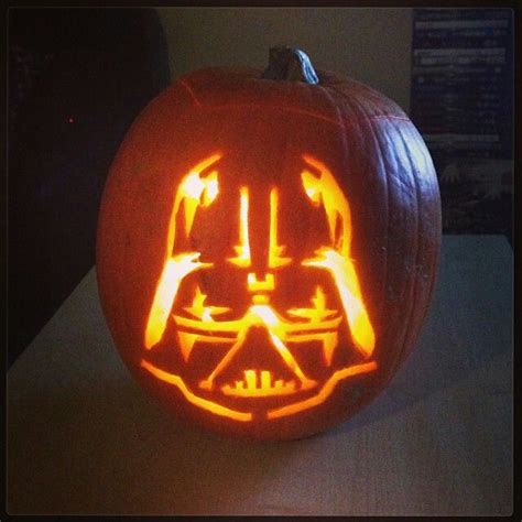 Darth Vader Pumpkin Pumpkin Carving Halloween Pumpkins Carvings