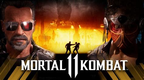 Mortal Kombat 11 Terminator Vs Nightwolf Very Hard Youtube