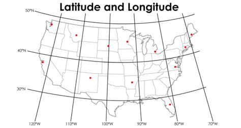 Longitude And Latitude Diagram Quizlet