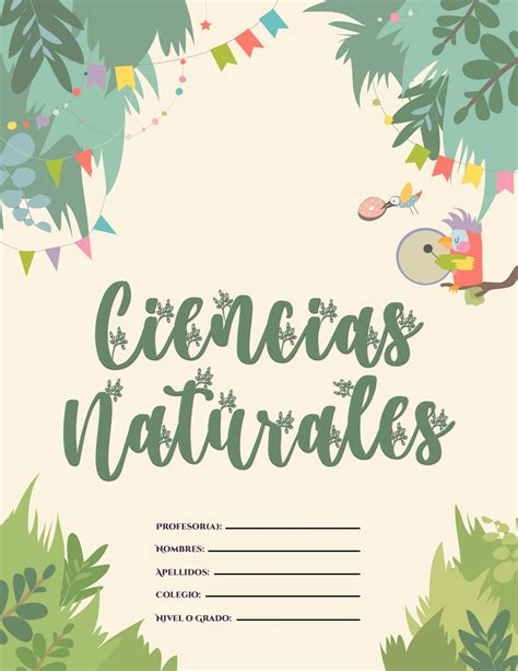 Caratulas De Ciencias Naturales Gratis