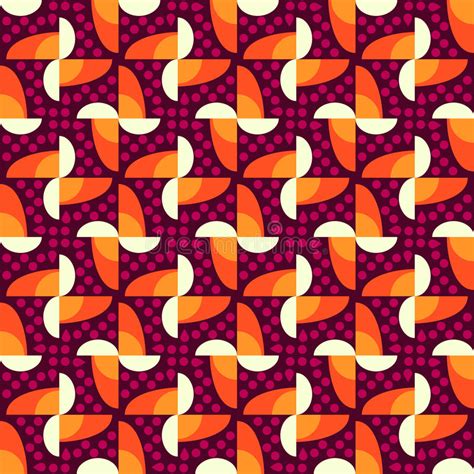 Abstract Seamless Pattern Motif Background Geometric Colorful S Stock