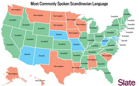 Commonly Spoken Languages Map