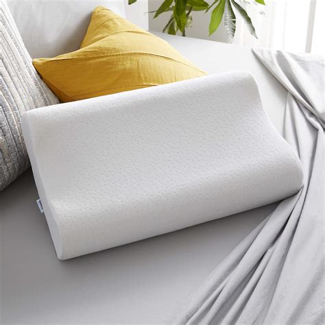 Sleep Innovations Contour Memory Foam Standard Size Pillow Cervical Support Pillow For Sleeping