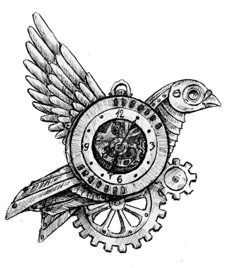 Steampunk Bird | Steampunk bird, Steampunk artwork, Steampunk tattoo