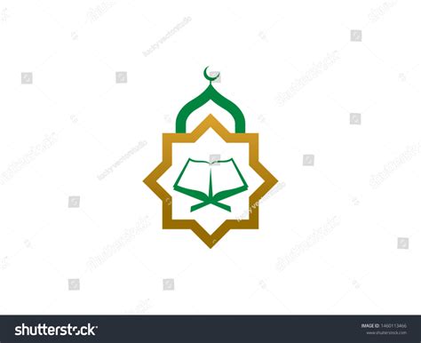 Islamic Center Logo Symbol Icon Template Stock Vector Royalty Free