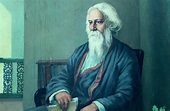 File:Portrait of Rabindranath Tagore photographed during Bengali ...