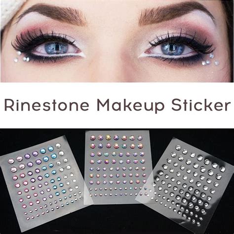 jewel eyes makeup crystal eyes sticker tattoo eyeliner diamond glitter makeup sticker bridal