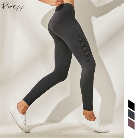High Elastic Tight Yoga Pants Compression Running Gym Trousers Women Fitness Workout Leggings