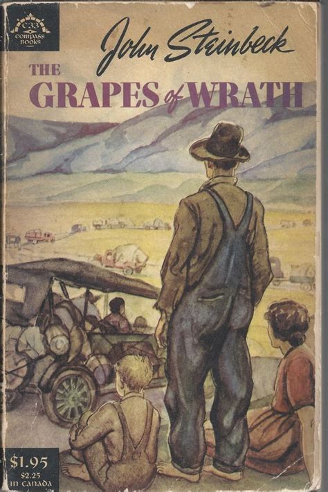 Vintage Grapes Of Wrath Pb John Steinbeck 1962 Grapes Of Wrath Books
