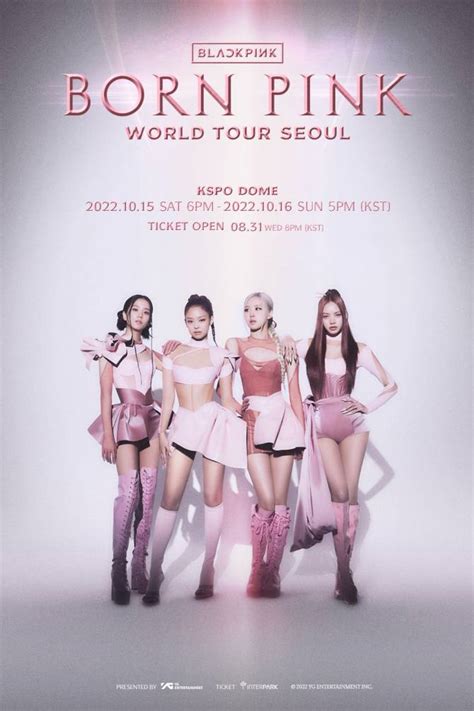 Blackpink World Tour Born Pink Seoul Concept Poster