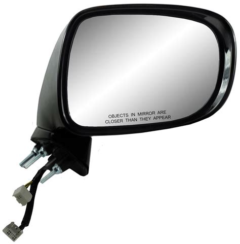K Source Replacement Side Mirror Electricheat W Lamp Memory Black Passenger Side K