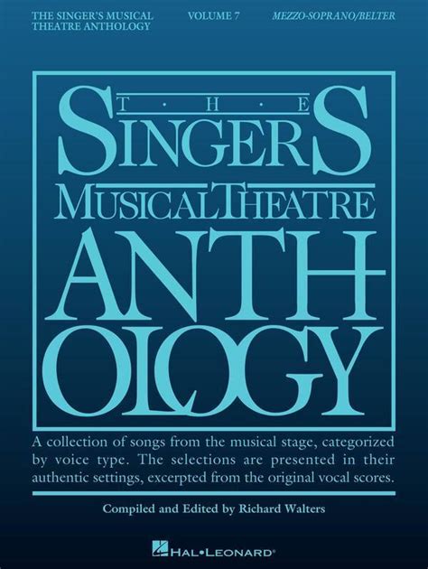 Singers Musical Theatre Anthology Vol7 Mezzo Sopranobelter Digital