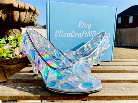 Wedding Cinderella Glass Slippers Fairytale Disney Bridal Etsy