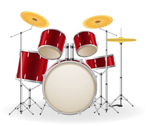 Drum Set Kit Musical Instruments Stock Vector Illustration 509175