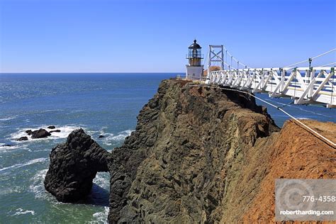 Point Bonita Lighthouse Golden Gate Stock Photo