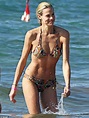 Baywatch star Brooke Burns raises the temperatures as she shows off ...