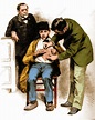 Louis Pasteur Supervising Rabies Inoculation, 1885 - Stock Image - C033 ...
