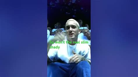 Eminem Slim Shady Youtube