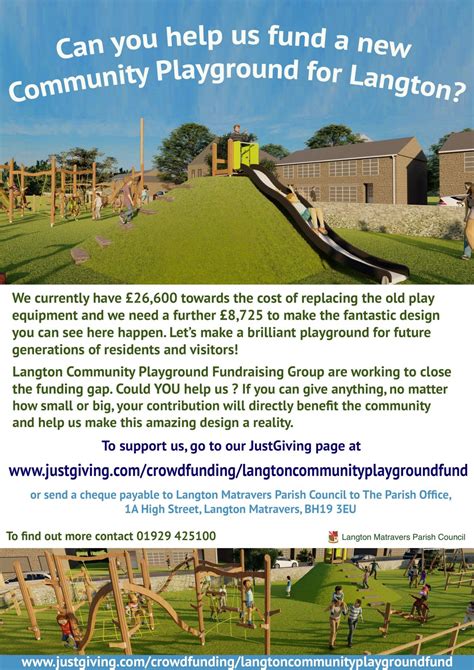 Revised Playground Flyer Langton Matravers Parish Council
