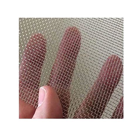 2 Pack Stainless Steel Woven Wire Mesh Metal Mesh Sheet Metal Security