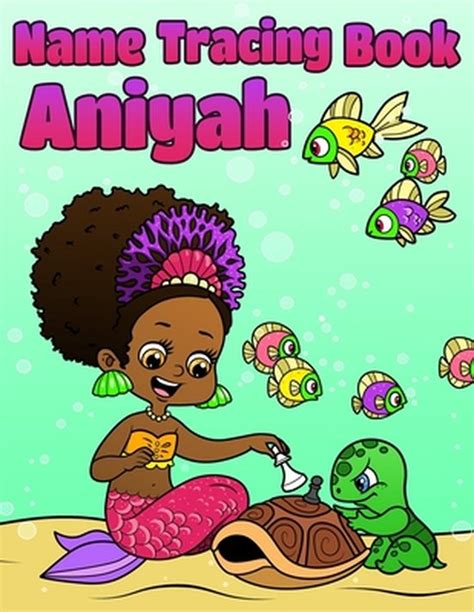 Aniyah Tracing Workbook Name Tracing Book Aniyah Big Red Button 9798421553786