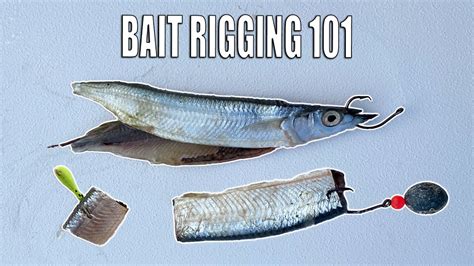 How To Rig A Bait For Bottom Fishing Ballyhoo 3 Ways Youtube