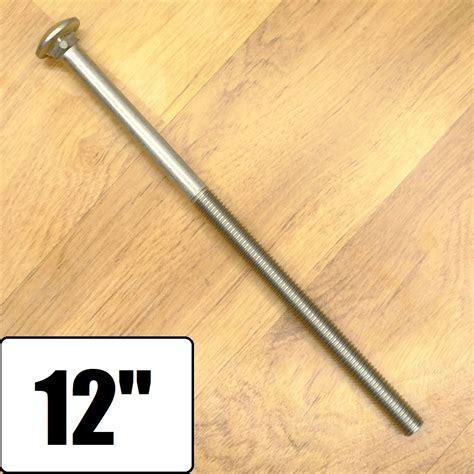 12 X 12 Carriage Bolt 18 8 Stainless Steel