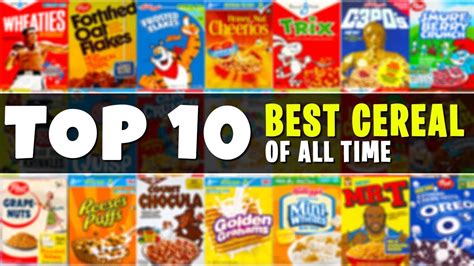 Top 10 Best Cereals Of All Time Youtube