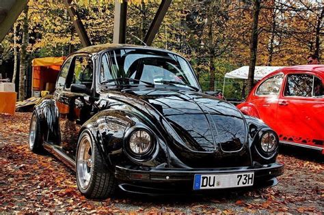 1303 German Look Volkswagen Super Beetle Vw Fusca Black Carros