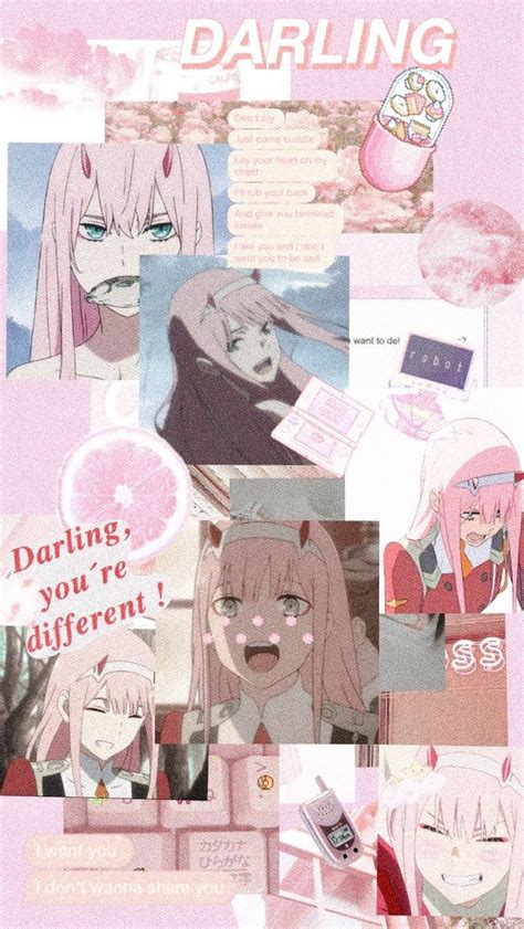 Customize and personalise your desktop, mobile phone and tablet with these free wallpapers! Zero Two,Darling In The FranXX (com imagens) | Papel de ...