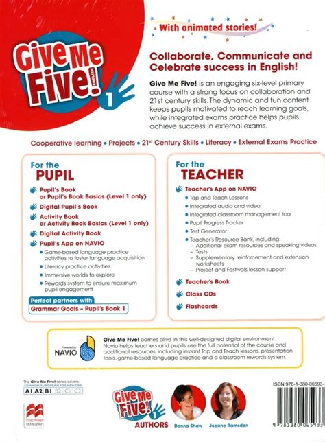 Give Me Five Level Activity Book Digital Activity Book Donna