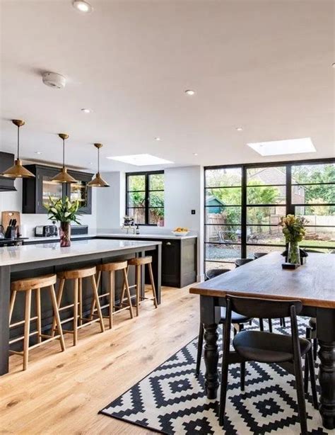 30 Open Plan Kitchen Dining Living Room Designs