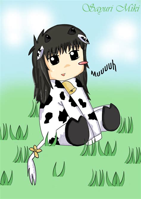 Anime Cow Colorful By Sayurimiki On Deviantart